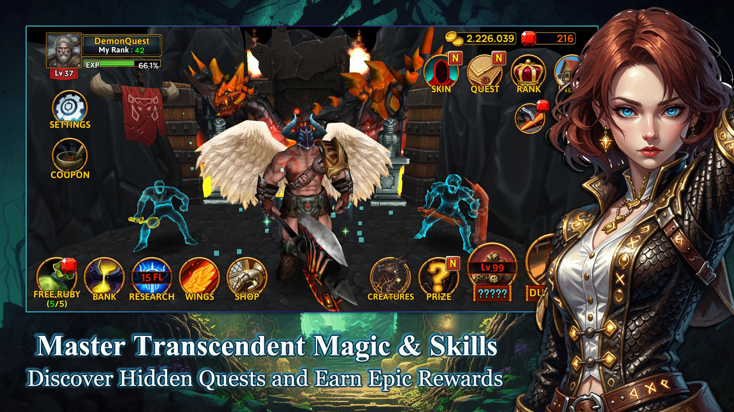 Demon Quest : Dungeon RPG screenshot